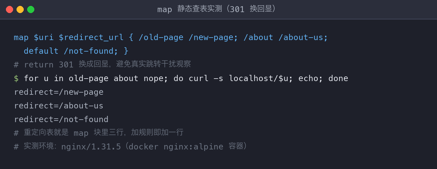 map 静态查表实测